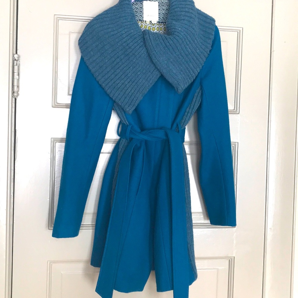 Very warm pea coat from Anthropologie.